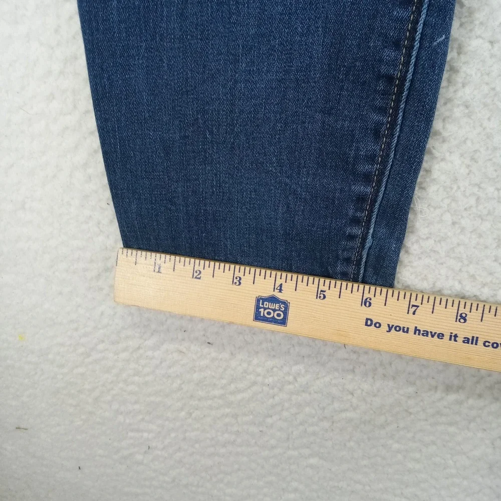 Express Jeans Womens 2r Medium Wash Slim Leg Denim Blue Stretch Pants‎ 508510